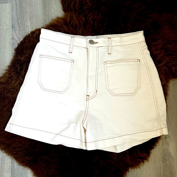 Just Black Shorts Just Black Denim White Shorts With Brown — free download
